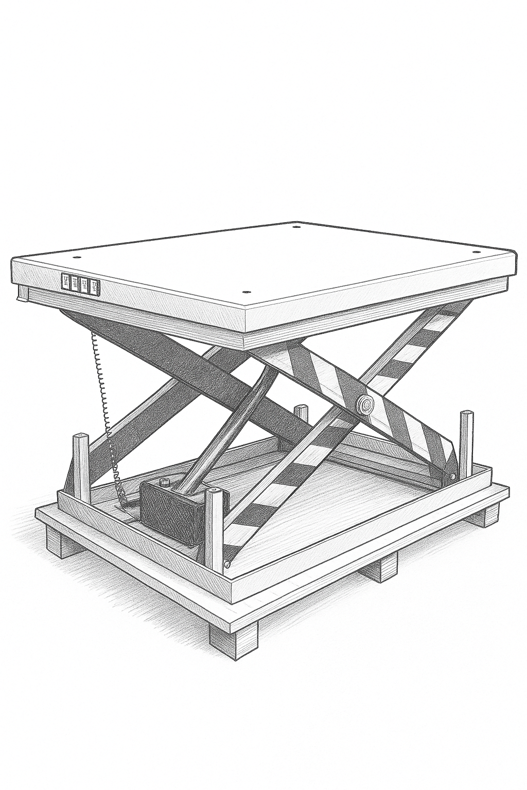 Electric Scissor Lift Table – Heavy-Duty Work Platform