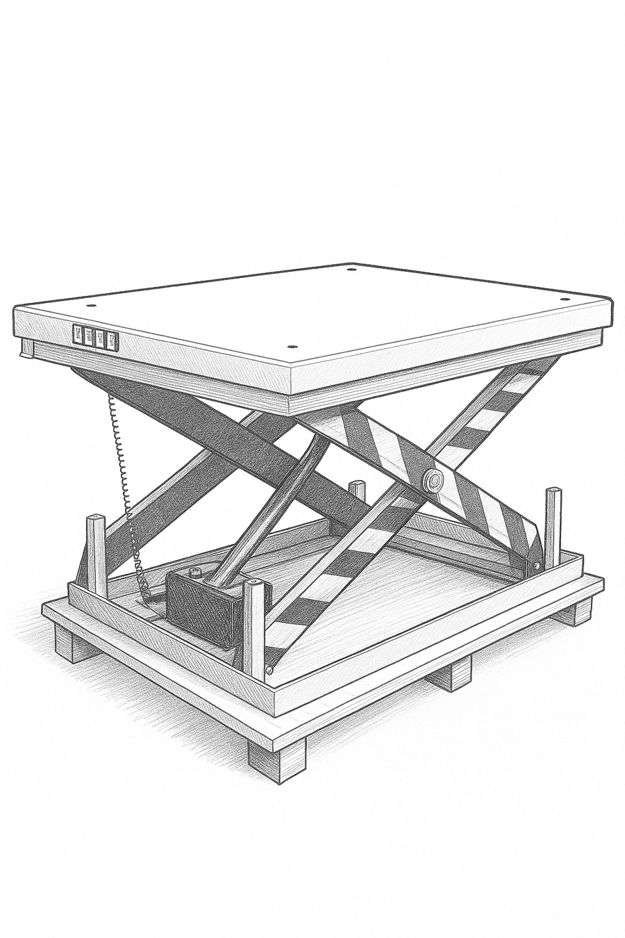 Electric Scissor Lift Table – Heavy-Duty Work Platform